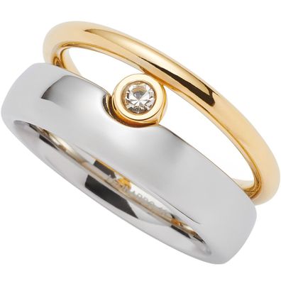Leonardo Schmuck Damenring Claire Edelstahl 02539