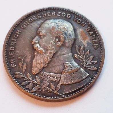 Gedenkmünze Friedrich Großherzog von Baden - Einigkeit macht stark