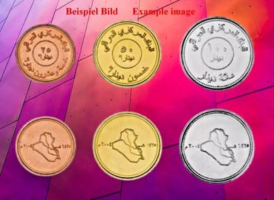 Irak / Iraq KMS. 2004 Unc 3 Münzen 6245#