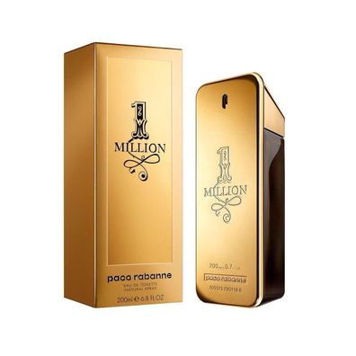Paco Rabanne 1 Million Eau de Toilette für Herren alte Version - 200 ml - XXL