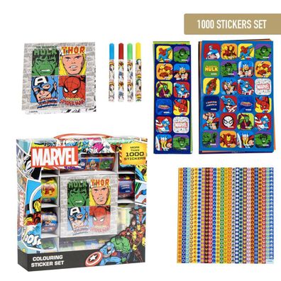 Marvel StickerWorld Sticker Pack – Sticker Set & Schreibwaren für Schule & Kreativ