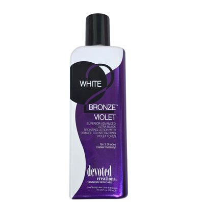 Devoted Creations/White 2 Bronze Violet 251ml/Solariumkosmetik/Bräunungslotion