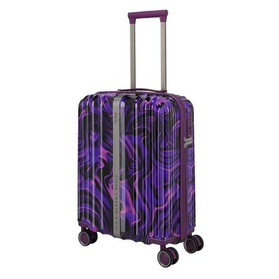 Travelite Lascana Lascana Trolley 4w S 077447, Purple Swirl, Unisex