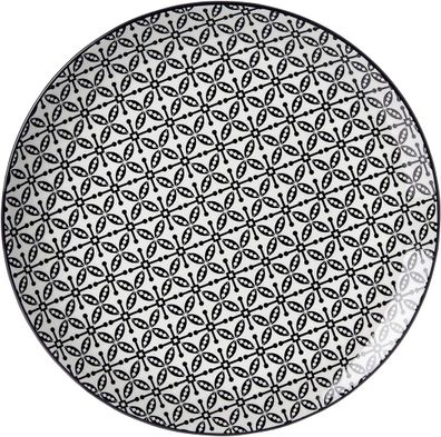 Ritzenhoff & Breker Frühstücksteller | 2,5 x Ø 21,5 cm | schwarz | Porzellan