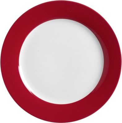 Ritzenhoff & Breker Speiseteller | H: 3 x Ø 27 cm | Rot | Porzellan