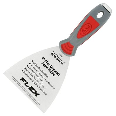 Flexible Titanium Gipskarton-Gelenkspachtel grau/rot 10cm