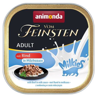 Animonda Vom Feinsten mit Rind in Milchsauce 32 x 100g