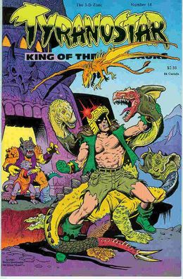 3-D Zone Presents # 14 (Tyrannostar King of Dinos) (USA, 1988)