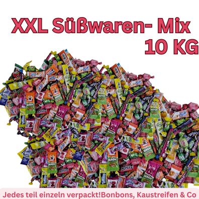 Süßigkeiten Mix Paket 10 KG - mit tollen Süßwaren, Leckereien und mehr