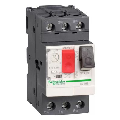 Schneider Electric Motorschutzschalter GV2-ME, 1,6-2,5A, 3p 3d, thermomagnetischer Au