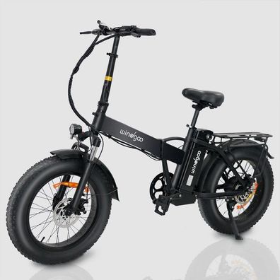 20 * 4.0 Zoll Breitreifen Elektrofahrrad Falt E-Bike 48V*12.5AH 250W Shimano 7-Gang