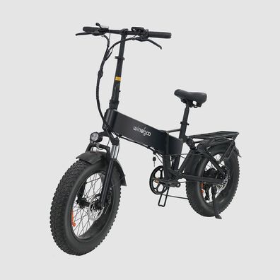 20 * 4.0 Zoll Fatbike Offroad Faltbares E-Bike 48V*12.5AH 250W Shimano 7-Gang