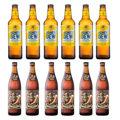 Honig-Bier-Genuss Set: Odin-Trunk Honig Bier & Fuller´s Honey Dew 12 x 0,5L