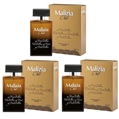 Malizia OUD my First Billion Eau de Toilette Parfum 3x 100 ml - dreierpack