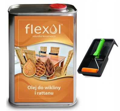 Pflegeöl für Rattan und Weide 1L FLEXOL Möbelpflegeöl für Gartenmöbel Terrassenmöbe
