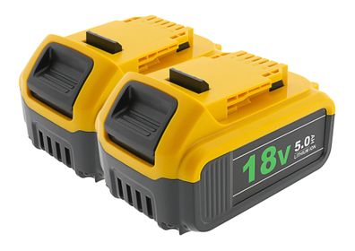 2er-Set PATONA Akku DeWalt DCB184 18V XR 5.0Ah