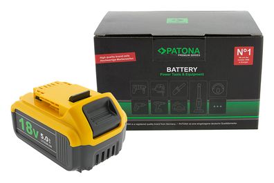 PATONA Premium Akku für DeWalt DCB184 18V XR 5.0Ah