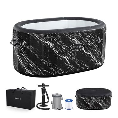 LAY-Z-SPA® FortiFiber™ Eisbad Glacial Dip™ mit Filterpumpe 152 x 92 x 71 cm