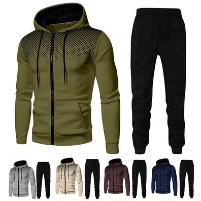Herren Jogginganzug Kapuzenjacke Sweatshirt Hose Sport Trainingsanzug Set Î¦
