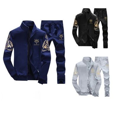 Herren Zwei-Teilig Sportanzug Jogging Anzug Trainingsanzug Casual Jogginganzug**