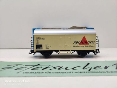 Märklin H0 AC 4426 Kühlwagen "Apollinaris" / Ichqrs377 / Privat, DB / OVP blau