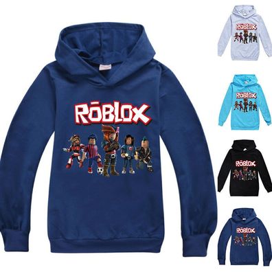Roblox Charaktere Kinder Hoodies Gaming Gamer Kapuzenpullover Tops Langarm