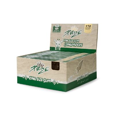 50 x Purize King Size Slim Zigarettenpapier à 42 Blatt, KSS Box