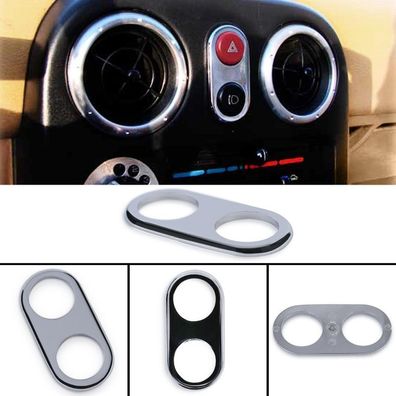 Doppelschalter Blende Abdeckung Cover Edelstahl passend für Mazda MX5 NA 89-98