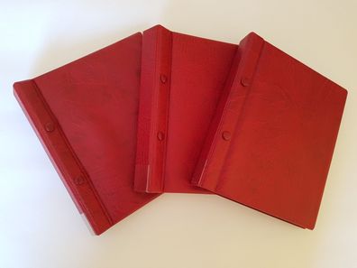 ETB-Album leer, 3 x, von Kobra, mit Hüllen in jedem Album (D)