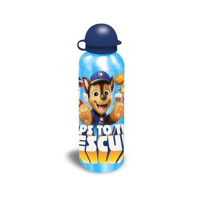 Paw Patrol Kinder Wasserflasche 500 ml – Aluminium Flasche für Sport & Freizeit,