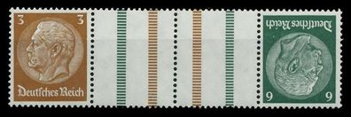 D-REICH Zusammendruck Nr KZ27.2 ungebraucht 4ER STR X79952A