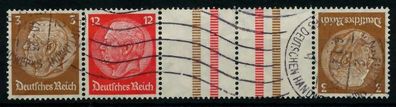 D-REICH Zusammendruck Nr KZ31 gestempelt 4ER STR X7A68AE