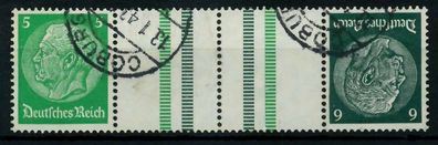 D-REICH Zusammendruck Nr KZ32 gestempelt 4ER STR X7A68A6