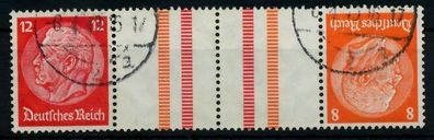 D-REICH Zusammendruck Nr KZ33 gestempelt 4ER STR X7A693E
