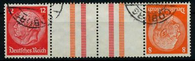 D-REICH Zusammendruck Nr KZ33 gestempelt 4ER STR X7A6932