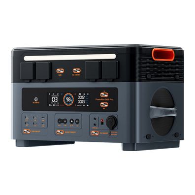 2016Wh Portable Power Station mit 2400W, LiFePO4, Smart-App & Dual-Lautsprechern