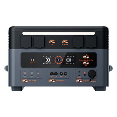 Tragbare Powerstation 2400W, 1872Wh-20592Wh LiFePO4, 16 Ausgänge, 1,2h Schnellladung