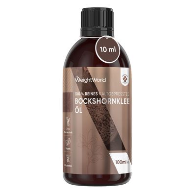 Bockshornkleeöl 100ml - Körper, Brustbereich, Gesäß, Bart, Haare, Nägel - WeightWorld
