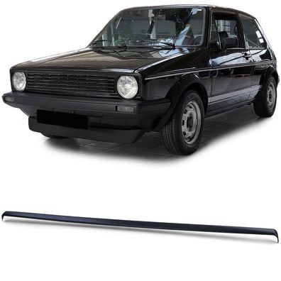 Grillspoiler Scheinwerferleiste Schwarz für VW Golf 1 Cabrio 74-89 Caddy 82-92