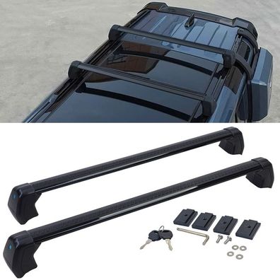 Dachträger Querstreben Alu Schwarz für Land Rover Defender 110 L663 ab 19
