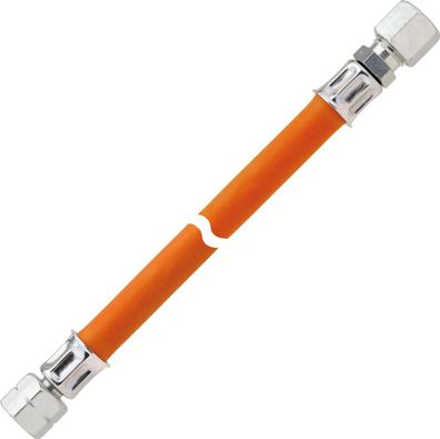GOK Schlauchleitung Gas 9x3,5 G1/4LH UEM x RVS12 x 300 PS10bar