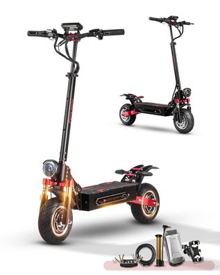 City E-Scooter 3200W Dual Motor 100km Reichweite, NFC Start, App & Smart Display