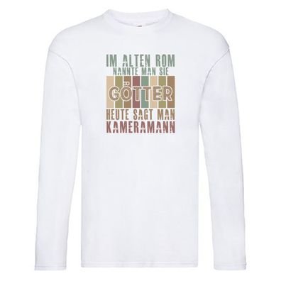 Heute sagt man: Kameramann | Kamera Long Sleeve Weiß