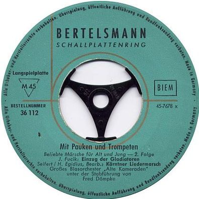7"Mit Pauken und Trompeten · 2. Folge (EP RAR 1964)
