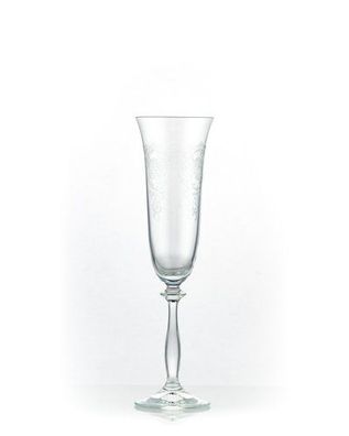 Sektgläser Royal Ornament C5285 190 ml 6er Set Kristallglas Bohemia Crystalex