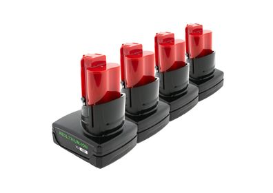 4er-Set PATONA Akku Milwaukee M12 RedLithium 12V 6.0Ah