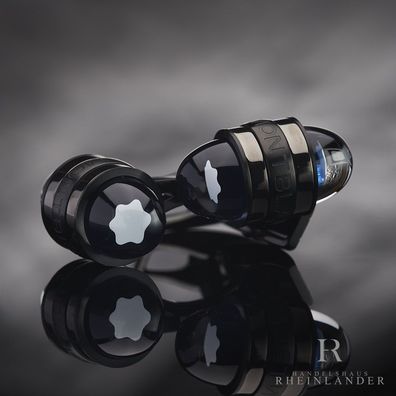 Montblanc Mens Accessories Cufflinks Starwalker Mars Steel and Lacquer ID 128394