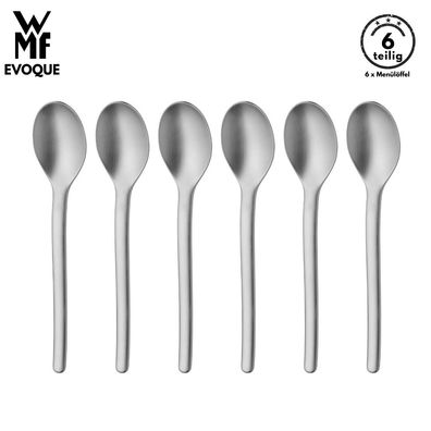 WMF Besteck Löffel set EVOQUE B-Ware 6-tlg, Cromargan® Tafellöffel, Menülöffel