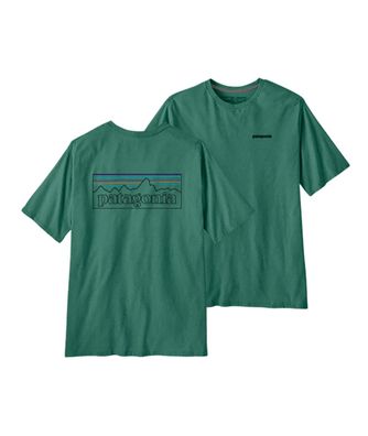 Patagonia T-Shirt P-6 Logo Responsibili p-6 outline: heartleaf green