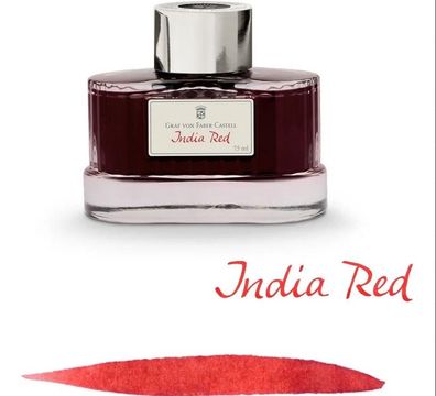 Graf von Faber-Castell Tintenglas India Red 75ml